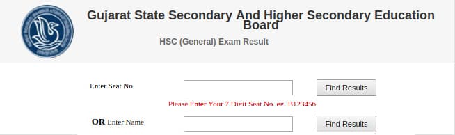 Check GSEB 12th 2020 result with Name